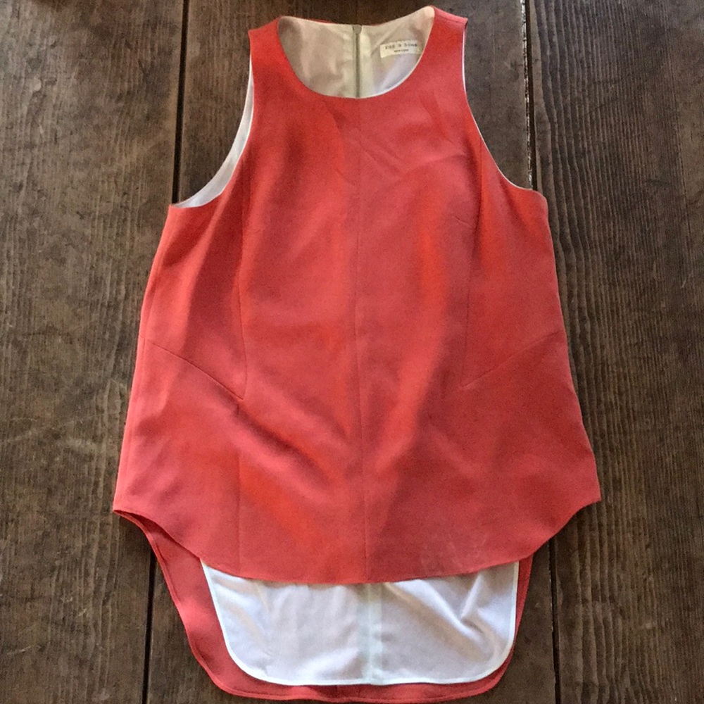 NWOT Rag & Bone Orange Tank